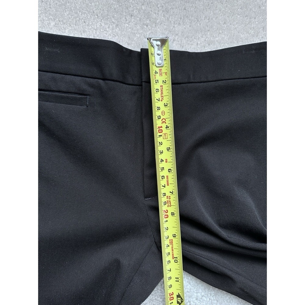 Banana Republic Cotton Blend Flare Pants 0 Tall Black - Picture 7 of 10